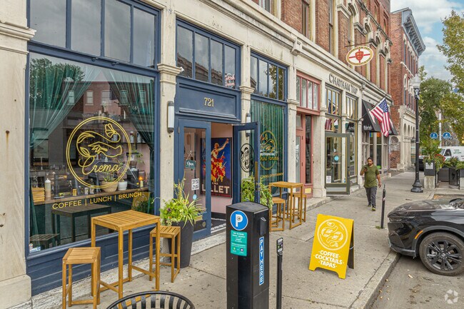 Mass Ave in Chatham Arch is home to a variety of shops and restaurants.