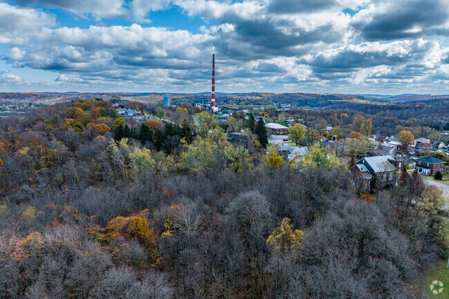 Smith Township has a mixture of homes and wooded areas giving the landscape texture and style.