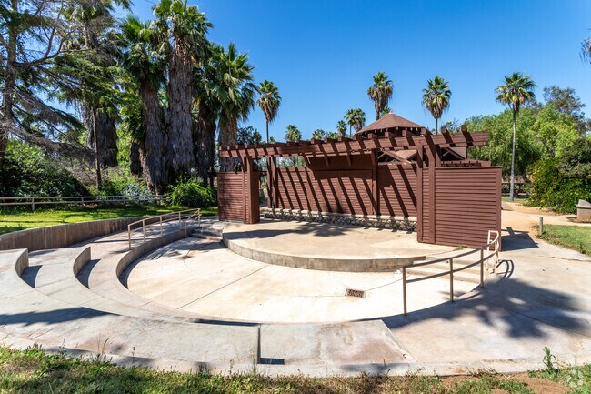 Inside Citrus State Historic Park, near Canyon Ridge, there is a nice amphitheater.