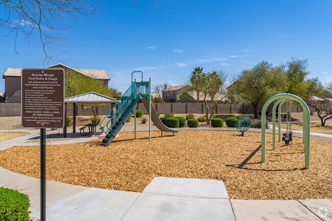 Centerra's greenspaces are maintained by the neighborhood’s HOAs, and include private playgrounds, pocket parks, in Goodyear.