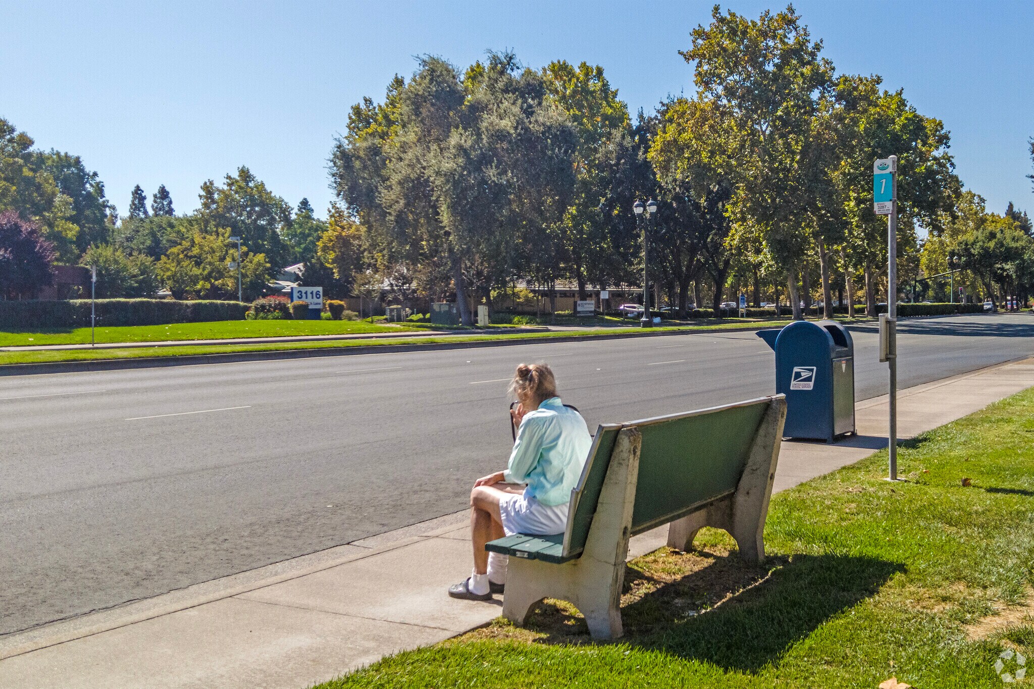 Catch a bus from several stops located within the Brookside area.