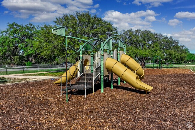 Residents enjoy playing at Hondo City Park in Hondo, TX.
