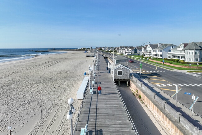 The boardwalk in Avon-By-The-Sea is   a popular walk.