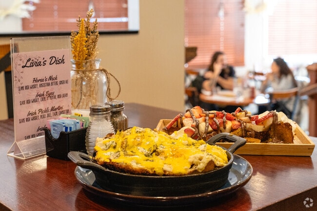 Enjoy some signature plates like Hangover Skillet and French Toast Bites at Livia's Dish.
