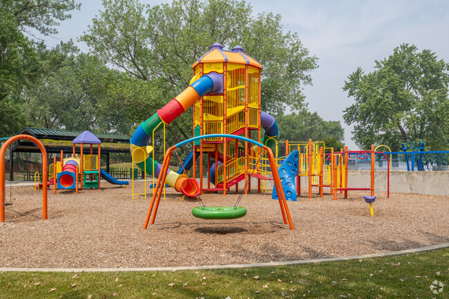 A park nearby F B Mccord Elementary School to let off steam after a long day of learning.