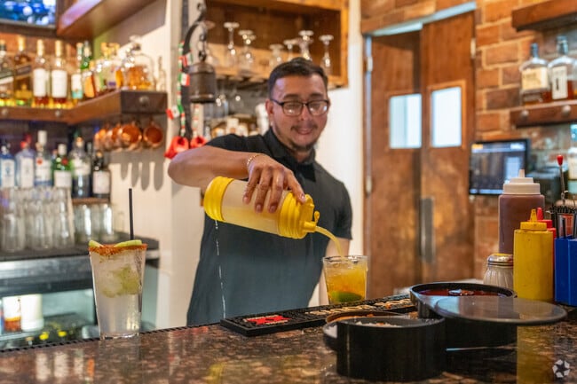 Camino Real Kitchen & Tequila Bar has an extensive tequila selection for cocktails.