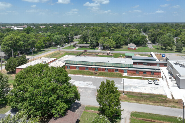 Ora Ellington Elementary has a brand new wing constructed alongside the original wing.