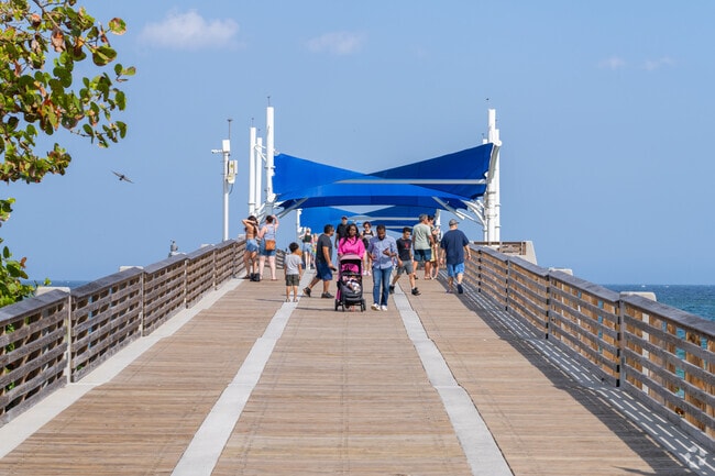 Take in breathtaking views at Pompano Beach Pier near Northwest Pompano.
