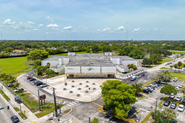 Aerial view of Highland Oaks Middle School.