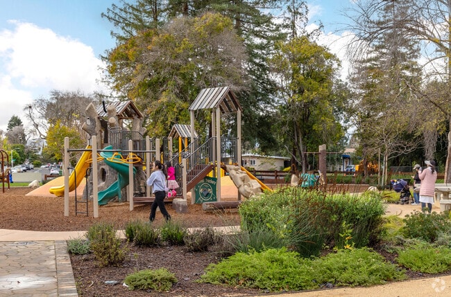 The playground at Homeridge Park is the go to area for kids in the Pruneridge area.