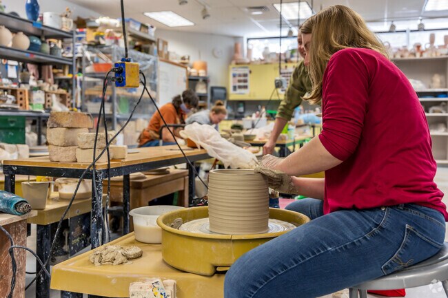 Enroll in a pottery class at the Arvada Center for the Arts and Humanities