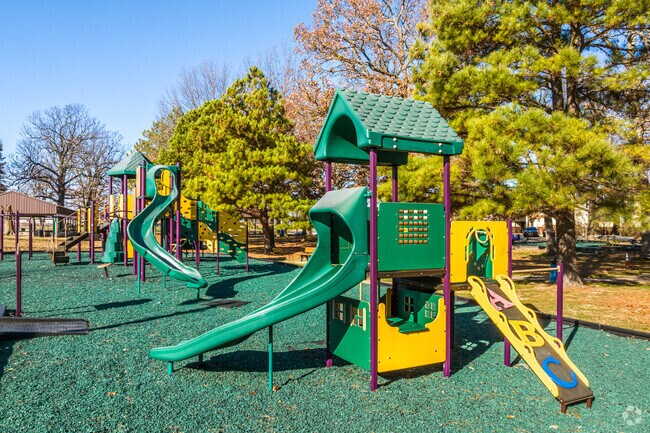 The two playsets at Harry Sbanotto Park excite kids of all ages.