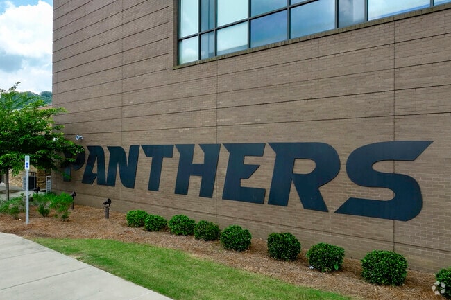 The beautiful and modern Pelham High School was erected in 2017 and serves 800 students.