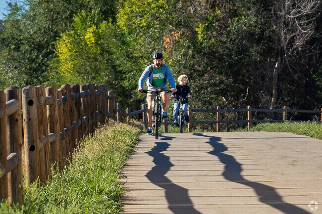 Sheely Addition residents can get around town on one of the many bike lanes and trails.