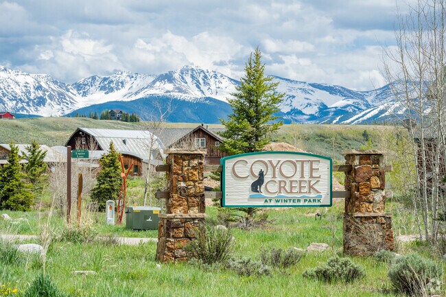 Coyote Creek at Winter Park is a newly built community in Tabernash that features natural beauty and mountain views.