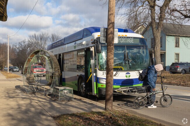The Transpo Bus System runs all throughout the Portage Crossing neighborhood.