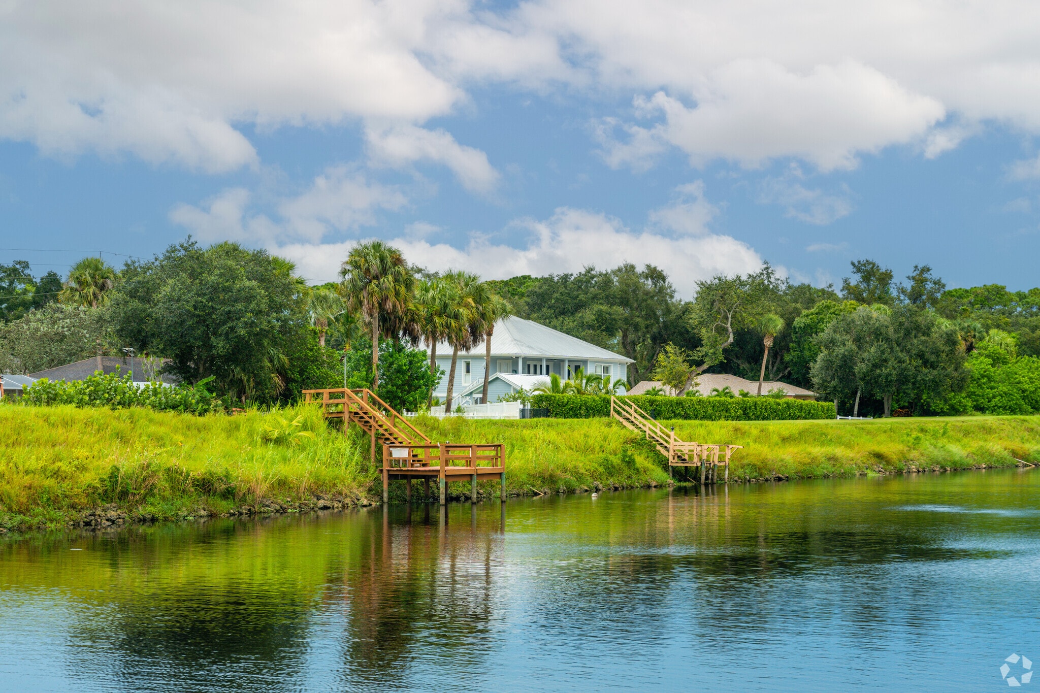 Some Oak Hammock homes can be found on the canal with private docks.