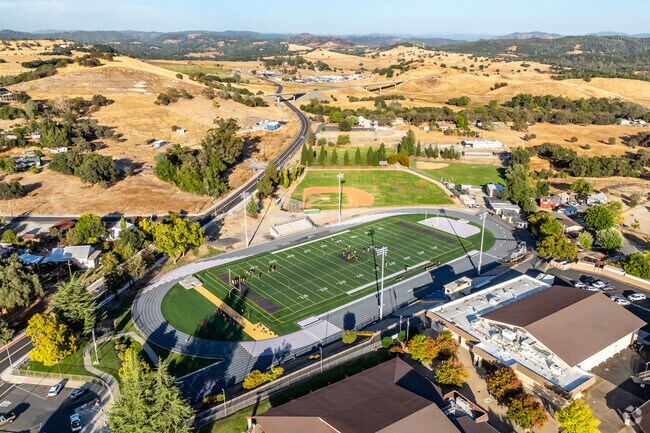 Bret Harte Union High School is home of the Bullfrog.
