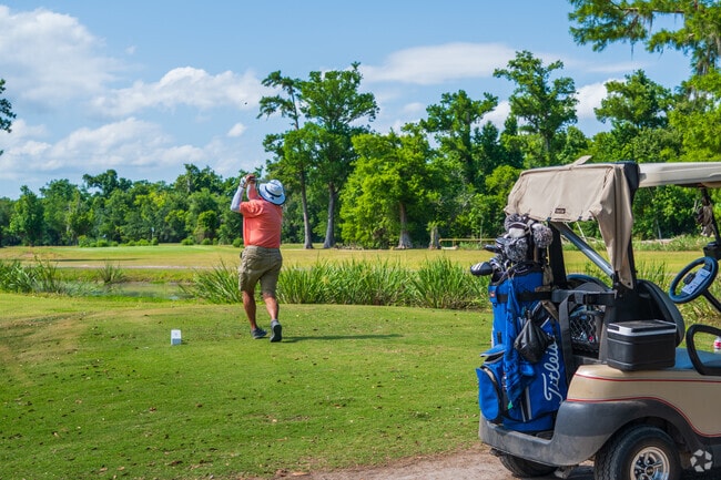 Galliano golfers love when they're hitting the ball well on a sunny day at the Tidelands Golf and Country Club.