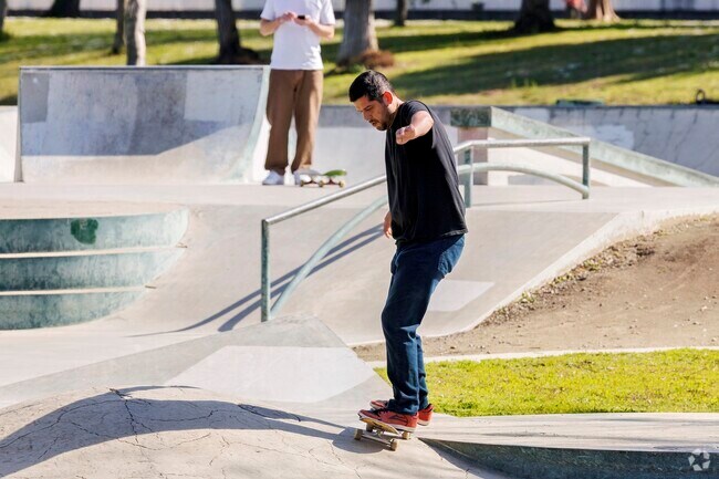 Enjoy the skate park at at Donnelly Park in The City of Turlock.