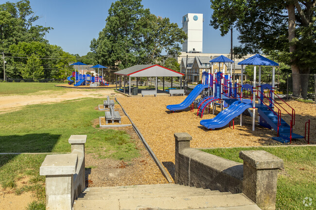 Piedmont Community Charter School has impressive facilities and outdoor spaces for students.