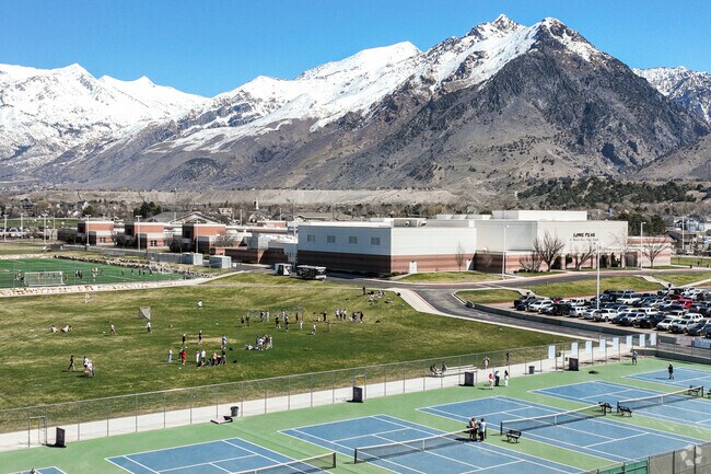 Teens attend Lone Peak High School.