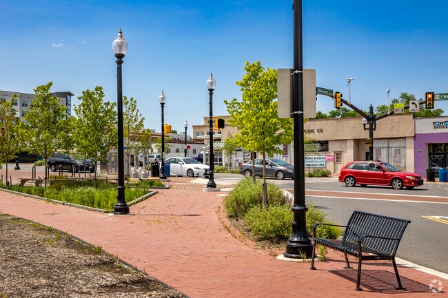Jefferson is walkable with paths that lead to stores and restaurants.