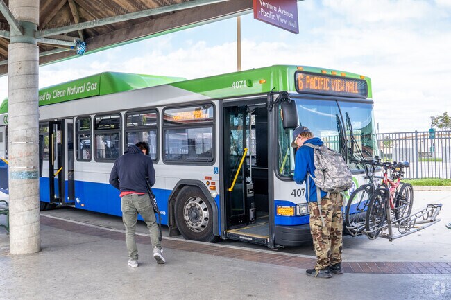 The Oxnard transit Center is in Downtown Oxnard connecting Oxnard to the rest of SoCal.