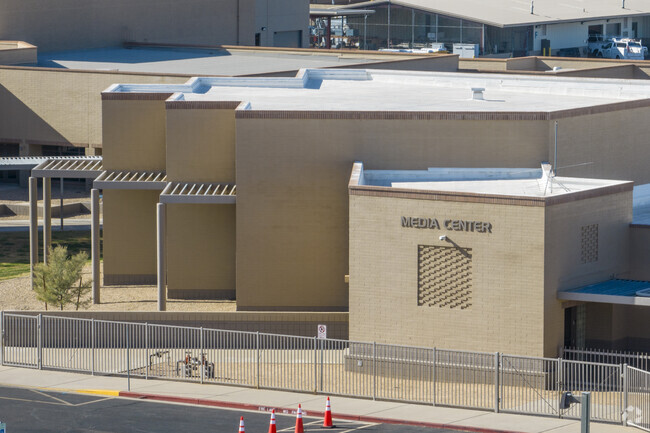 Glendale’s Challenger Middle School has its own media center for students.