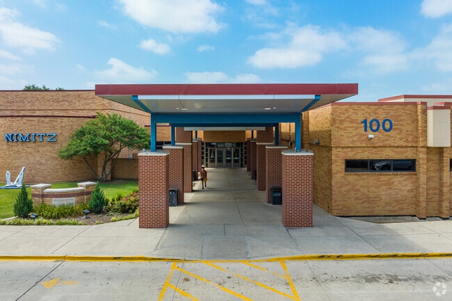 Welcome to Nimitz High School in Irving.