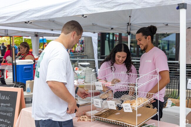Buy local goods at Fiesta Latina, an annual event at the Big Guitar Park.