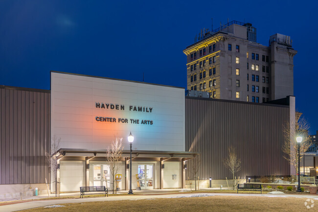 The Hayden Center for the Arts is an art gallery and studio in a renovated bank right in the heart of Hazleton.