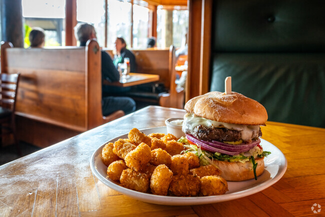 McMenamin's North Bank serves delicious burgers in the Cal Young neighborhood.