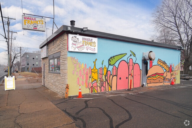 Uncle Franky's is an iconic Minneapolis burger, sandwich and hotdog joint in St. Anthony Park.