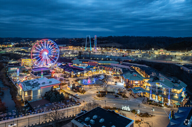 The Island at Pigeon Forge is a popular stop for locals and tourists and includes shopping, dining, and fun.