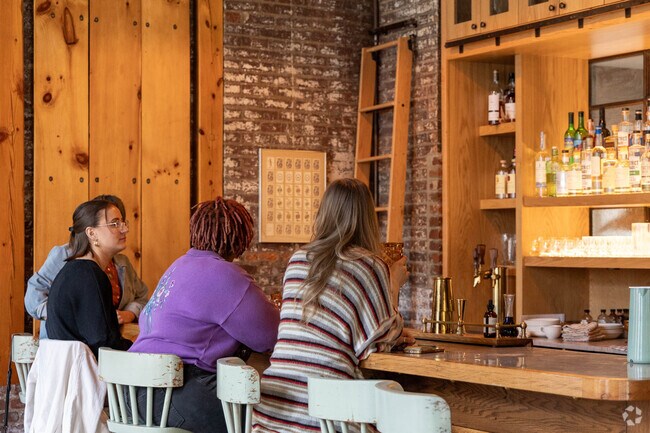 Woodberry Kitchen near Park Circle serves farm-to-table dishes in a rustic setting.