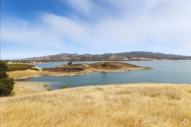 New Hogan Lake on the Calaveras River is a 4400 artificial lake in Mi Tierra Mexican Restaurant in Rancho Calaveras in Calaveras County.