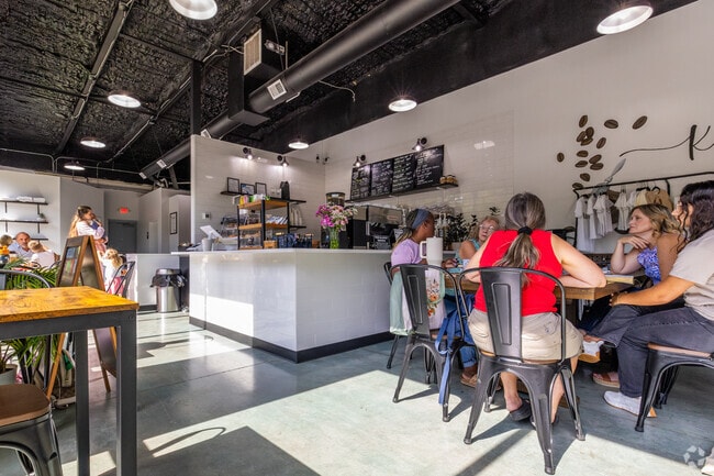 Grab a hot cup of joe at Kinder Kafe in Shearwater.