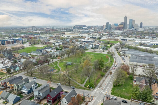 Holy Cross is one of the most pleasant neighborhoods in Indianapolis.