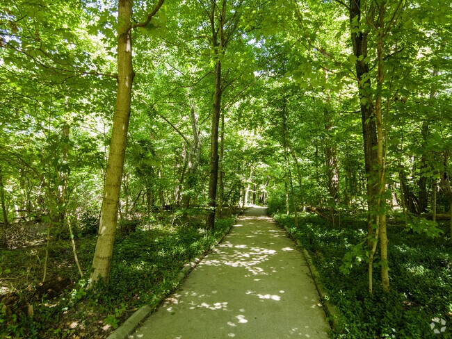 Walking trail in Finneytown, OH.