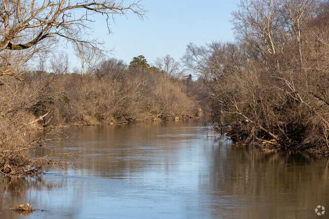 The Chattahoochee River runs close to Mableton, GA, offering beautiful views.