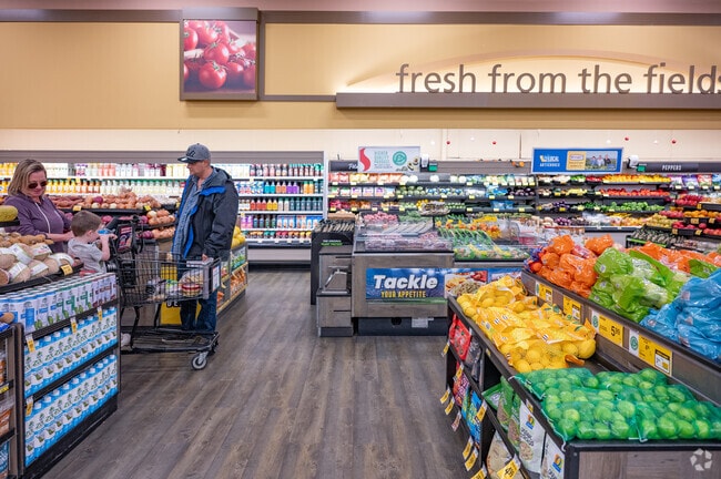 Mission Hills residents pick out produce at their Safeway in Rocklin.