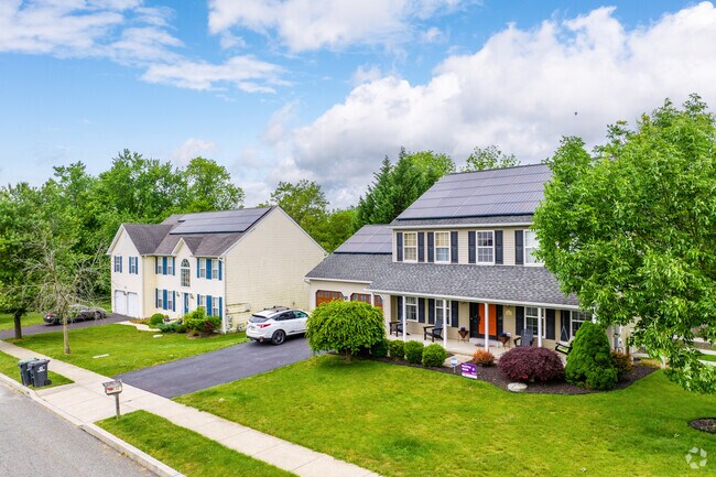 Larger modern Colonial homes are found outside the city center in Phoenixville.