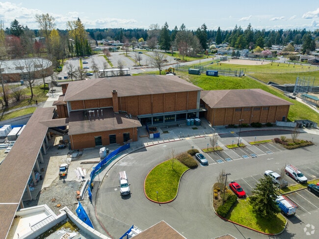 Lindbergh Senior High School serves students from the Cascade neighborhood of Renton.