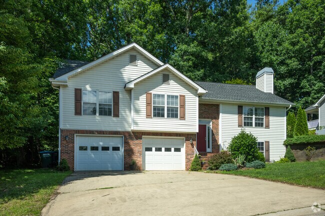 Split-level homes can occasionally be found around the Lake Julian neighborhood.