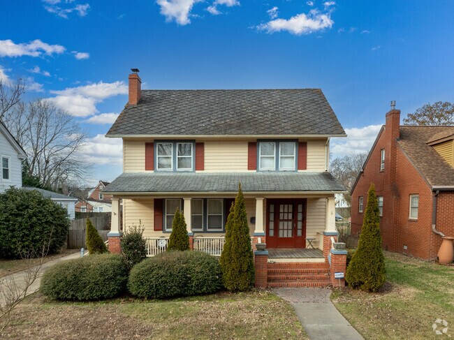 Four square style home located in the neighborhood of Westhampton.