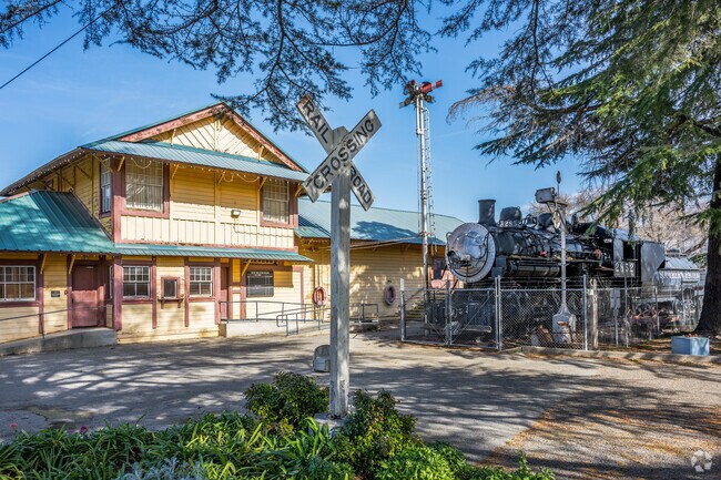 Glenn County Fairgrounds, in Orland, has a miniature train for children to ride.