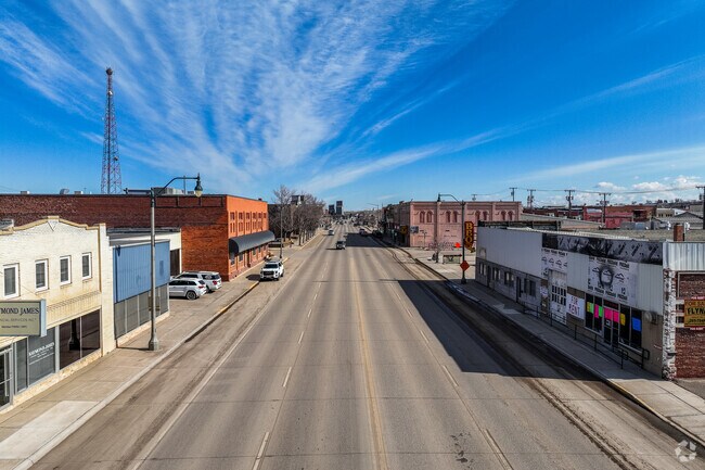 Havre is full of apartments on top of retail stores.