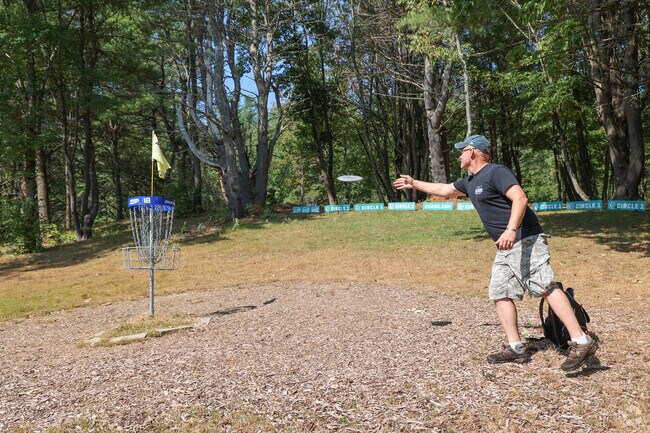 Disc golfers can play on two 18-hole courses at Devils Grove Disc Golf near Lisbon.