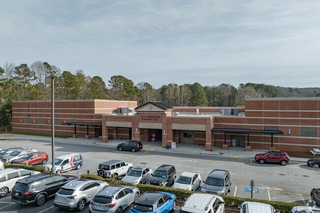 AL Burruss Elementary School has approximately 380 students.